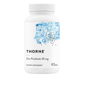 Thorne Cink pikolinát, Zinc Picolinate, 30 mg, 180 db