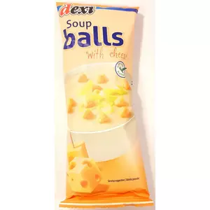 Dexi Soup Balls gluténmentes levesgyöngy sajttal, 50 g