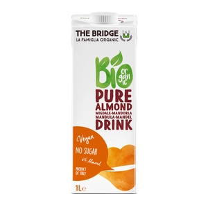 The Bridge Mandulaital Pure bio natúr, 1000 ml
