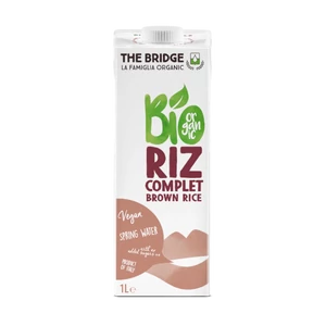 The Bridge Natúr barna rizsital bio, 1000 ml