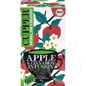 Cupper bio alma fahéj tea 20 db 40 g