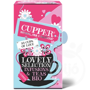Cupper bio lovely selection válogatás teák 24 db 43 g