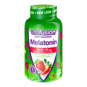 Vitafusion Melatonin Max Strength gumivitamin, eper 10 mg, 100db