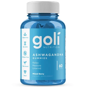 Goli Nutrition Ashwagandha gumivitamin, vegyes gyümölcs, 60db