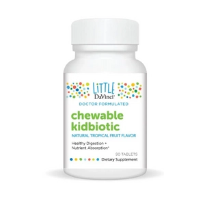 Little DaVinci Kidbiotic probiotikus rágótabletta gyerekeknek, 60db