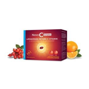 Novo C Komplex Liposzómás retard C-vitamin + D3 + Cink, 90 db