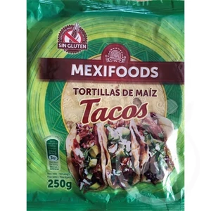 Mexifoods kukorica tortilla 16 cm 250 g