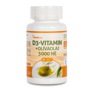 Netamin D3-vitamin+olívaolaj 3000 NE kapszula, 30 db