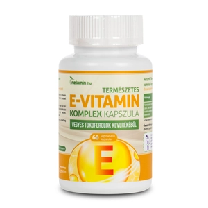 Netamin Természetes E-vitamin komplex kapszula, 60 db