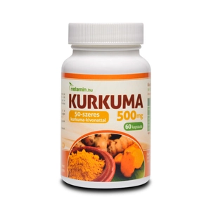 Netamin Kurkuma 500 mg, 60 db