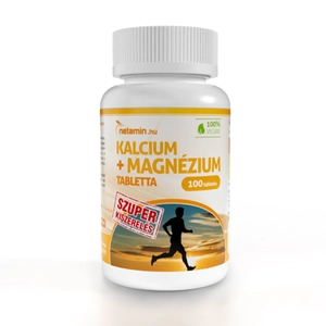 Netamin Kalcium + Magnézium (vegán) - Szuper kiszerelés, 100 db