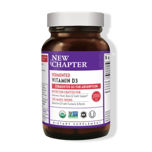 New Chapter Fermentált  D3-vitamin, 30 db