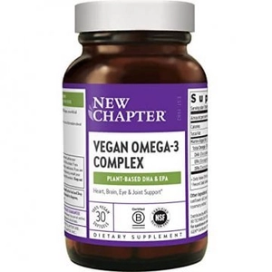 New Chapter Vegán Omega-3 Komplex, 30 db