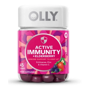 Olly Active Immunity Immunerősítő gumivitamin bodzával, 45db
