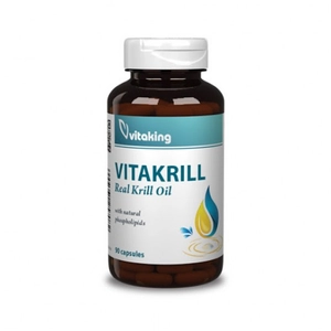 Vitaking Vitakrill krill olaj kapszula 500mg, 90db