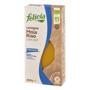 Felicia bio gluténmentes tészta kukorica-rizs lasagne 250 g