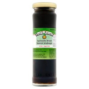 Happy Frucht spanyol fekete olajbogyó maggal 140 g