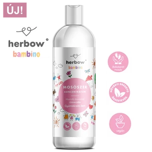 Herbow bambino folyékony mosószer koncentrátum univerzális gyümölcsös kert 1000 ml