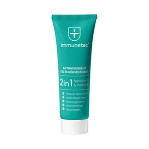 Immunetec antimikrobiális kézfertőtlenítő és bőrvédő krém 50 ml