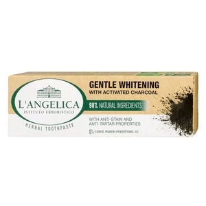 Langelica herbal fogkrém gentle whitening aktív szén 75 ml