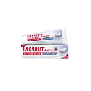 Lacalut aktiv gum protection &amp; gentle white fogkrém 75 ml