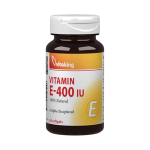 Vitaking E-vitamin 400IU természetes D-alpha kapszula, 60db