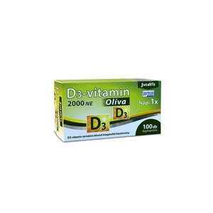 Jutavit d3-vitamin 2000 NE oliva lágykapszula 100 db
