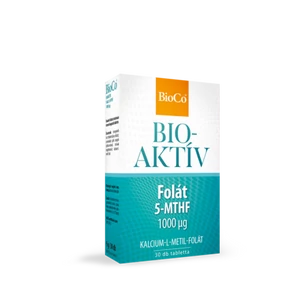 Bioco bioaktív folát 5-mthf 1000µg tabletta 30 db