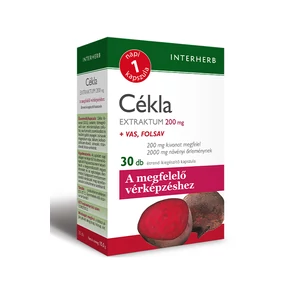 Interherb Napi 1 Cékla Extraktum Kapszula 30db