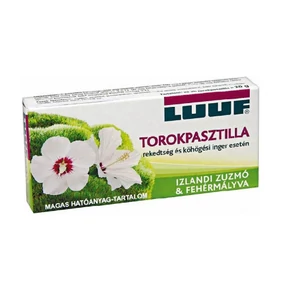 Luuf Torokpasztilla Izlandi Zuzmóval És Fehérmályvával 20db