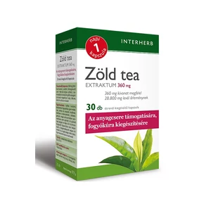 Interherb Napi 1 Zöld Tea Extraktum Kapszula 30db