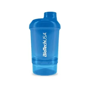 BioTech Keverőpalack Wave+ Nano 300ml (+150ml) kék