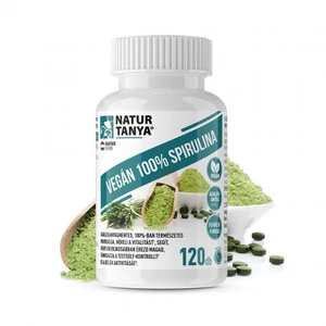 Natur Tanya Vegán 100% Spirulina, 120 db