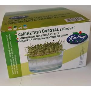 Réde csíráztató üvegtál szűrővel 1 db