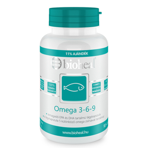 Bioheal Omega 3-6-9 lágykapszula, 100 db