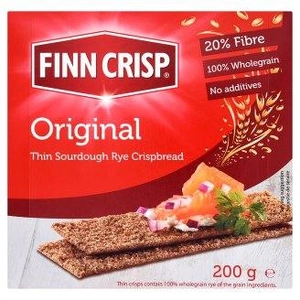 Finn Crisp vékony ropogós teljes kiőrlésű kenyér, 200 g