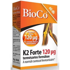 BioCo K2-vitamin Forte 120 µg, 60 db tabletta