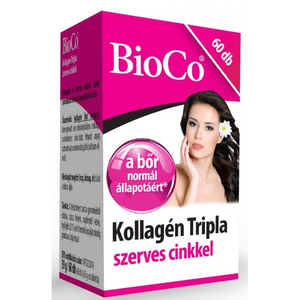 BioCo Kollagén Tripla szerves cinkkel 60 db tabletta