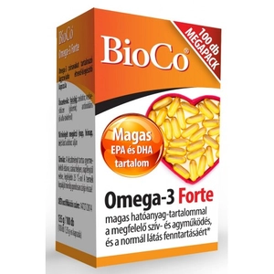 BioCo Omega-3 Forte Megapack, 100 db kapszula