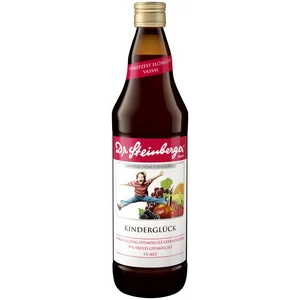 Dr. Steinberger Kinderglück vasban gazdag gyümölcslé gyermekeknek, 750 ml