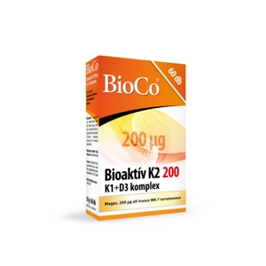Bioco Bioaktív K2 200 K1-D3 Vitamin, 60 db