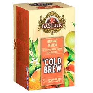 Basilur Cold Brew Narancs-Mangó Tea, 20 filter