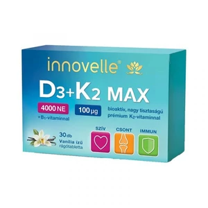 Innovelle D3+K2 4000Ne Rágótabletta, 30 db