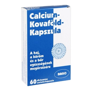 Bano Calcium-Kovaföld kapszula, 60 db