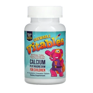 Vitables rágható kalcium + magnézium gyermekeknek, 90db