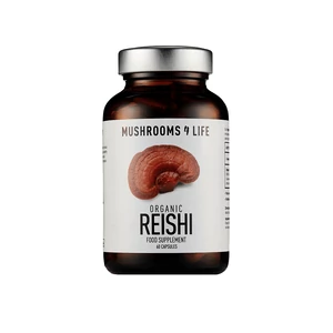 Mushrooms4life Organikus Reishi gomba kapszula 400mg 60db