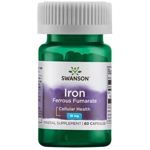 Swanson Iron Fumarate (Vas - Fumarát) 18 mg, 60 db