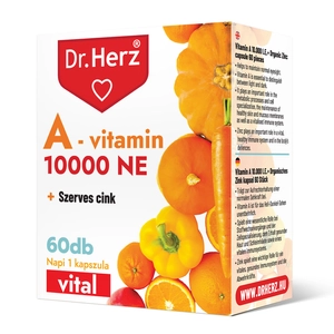 Dr. Herz A-vitamin 10000 NE + Szerves Cink 60db
