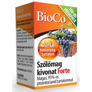 BioCo Szőlőmag kivonat Forte MEGAPACK, 100 db tabletta