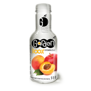 Garden Alma és sárgabarack 100százalékosos préselt gyümölcslé 500 ml
